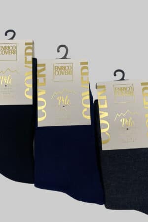 Calze invernali donna in pile corte Enrico Coveri BOW 1C