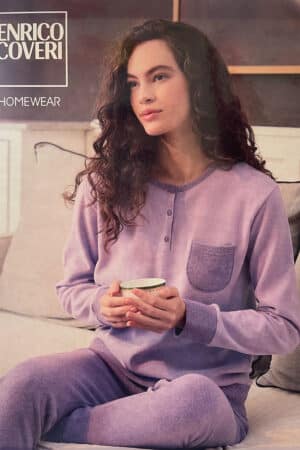 Pigiama donna invernale Enrico Coveri EP6257