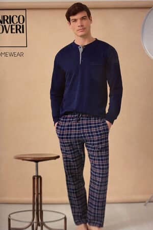 Pigiama uomo invernale in punto milano Coveri EP2199