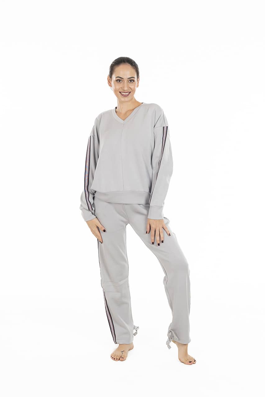 Tuta elegante da donna Verdissima 73.W3CFP53 grigio