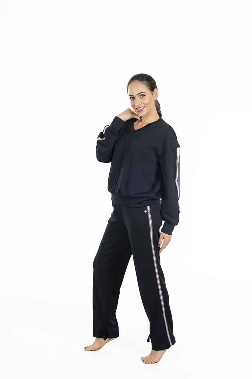 Tuta elegante da donna Verdissima 73.W3CFP53 lato