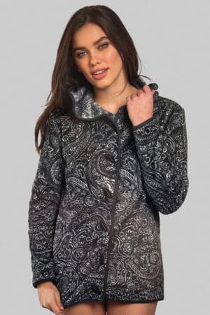 vestaglia corta donna in pile Jadea 5243