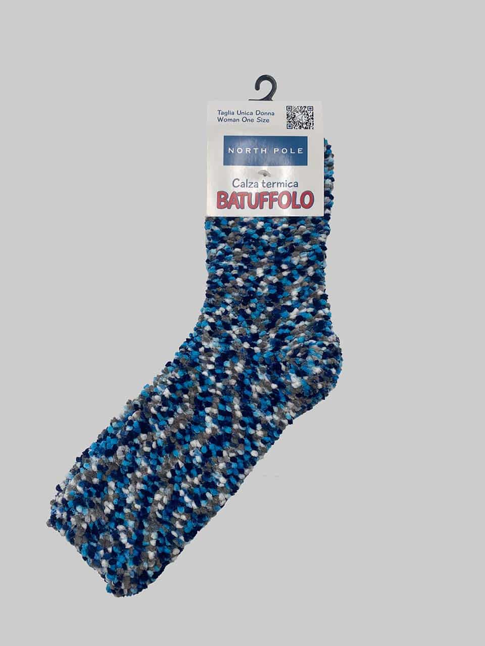 Babbucce donna morbide e calde Norrth Pole BATUFFOLO azzurro