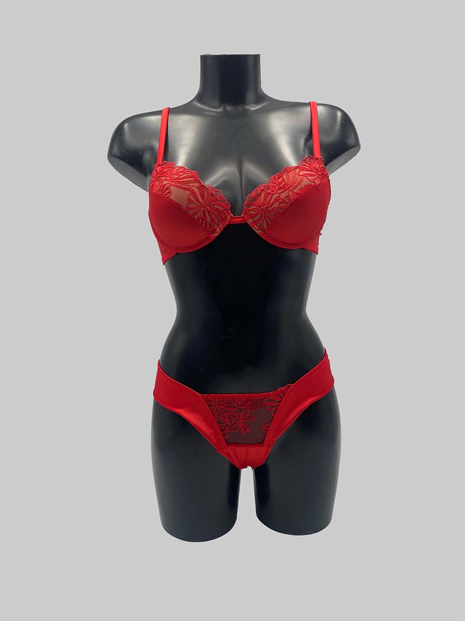 Completino intimo rosso donna Love and Bra 9897 FRONTE