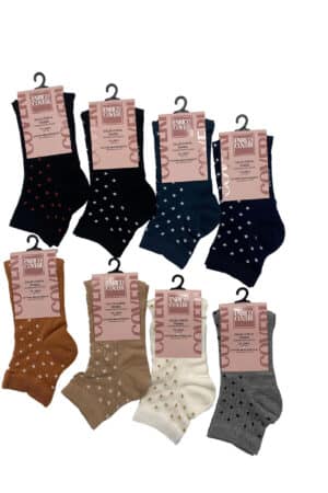 Calzini di cotone donna Coveri Papaya 283