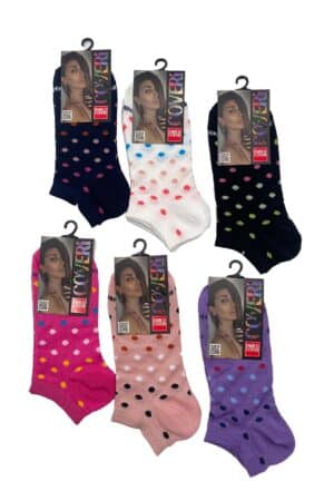 Calzini fantasmini donna a pois Coveri Ful 13