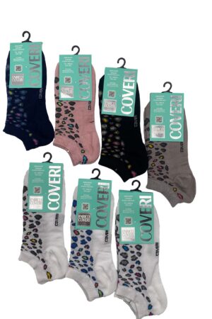 Calzini fantasmini donna fantasia maculata Coveri Fresita 230