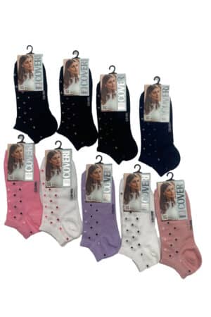 Calzini fantasmini donna fantasia pois Coveri City 14