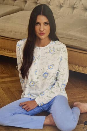 Pigiama di cotone donna estivo Linclalor 175368