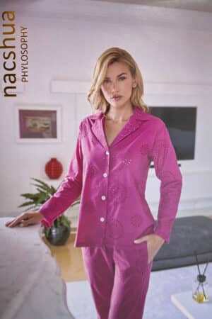 Pigiama donna aperto davanti estivo Nacshua Gloria