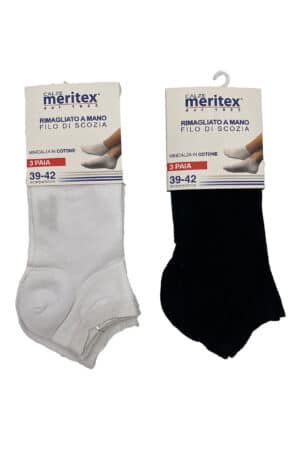 Calze fantasmino in filo di scozia Meritex 8500 3PZ