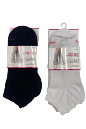 Calzini corti donna in cotone donna Jadea JB786 3PZ