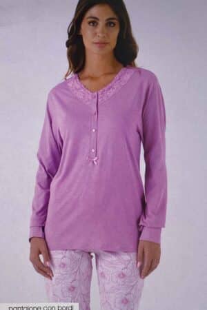 Pigiama donna in cotone estivo Karelpiù KE0054PLD