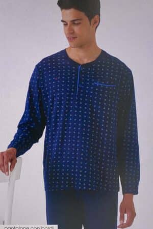 Pigiama uomo cotone stampato Karelpiù K0226PLU
