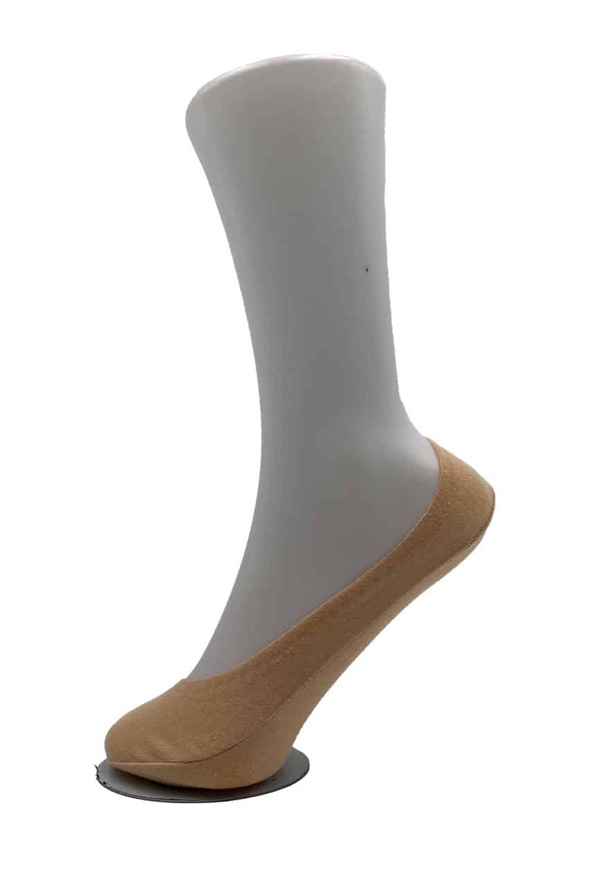 Salvapiede donna in cotone Coveri Mirella 2pz carne indossato