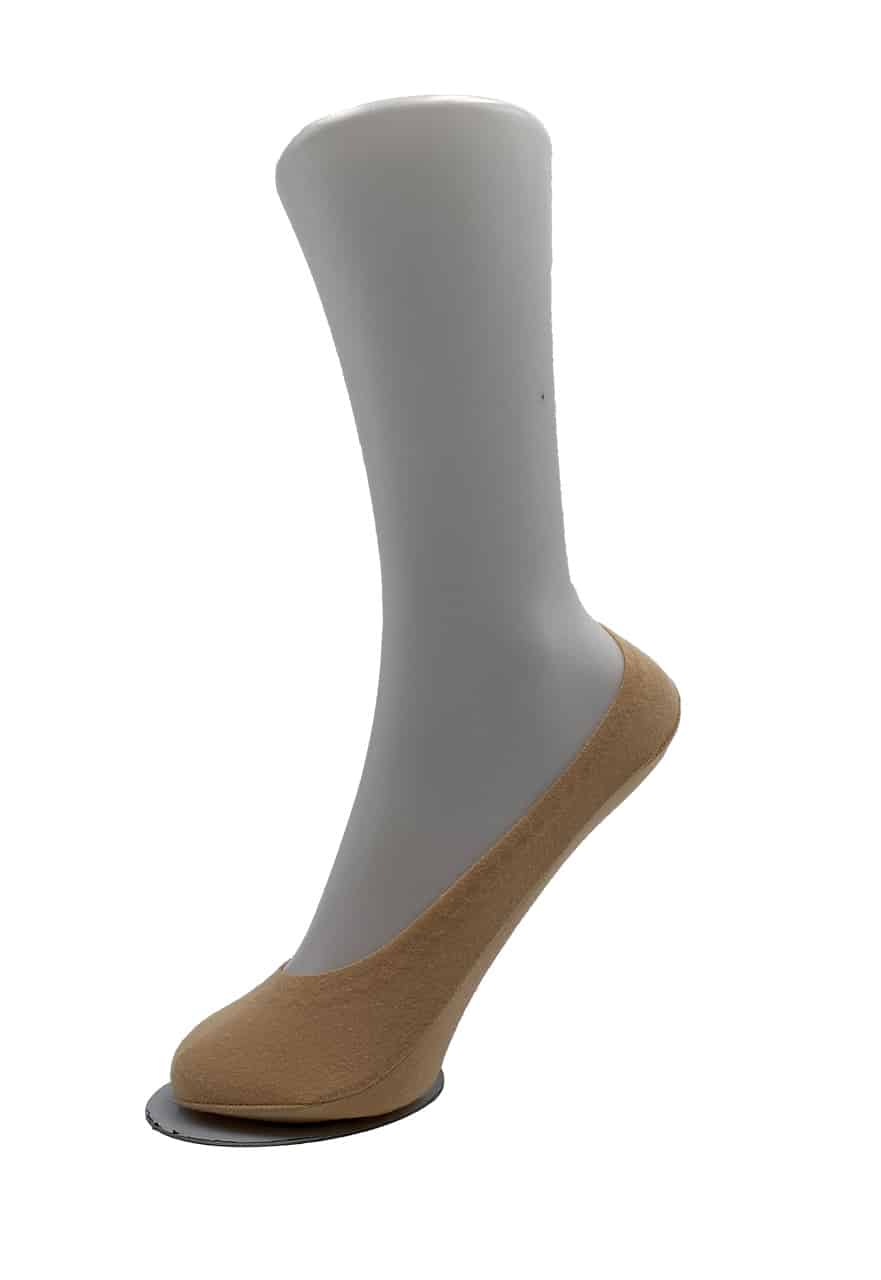 Salvapiede donna in cotone Coveri Mirella 2pz carne indossato 2