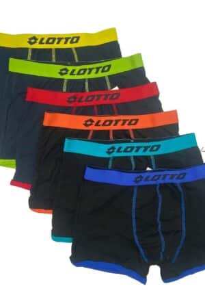 Boxer sportivi uomo Lotto 6pz modelli assortiti in offerta lb1348