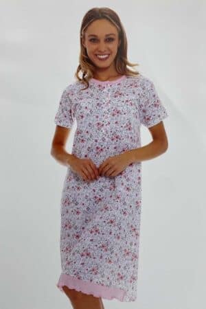 Camicia da notte mezza manica Maristella 3331 foto