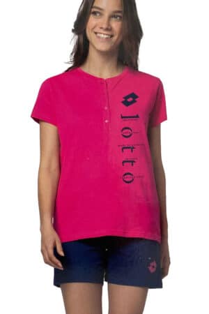 Pigiama corto donna Lotto LP5242 fucsia foto
