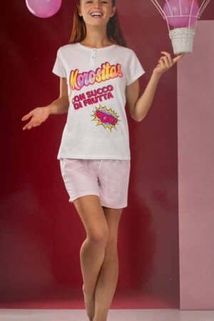 Pigiama corto donna stampa Morositas 7549