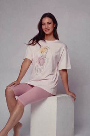 Pigiama pinocchietto donna LovIt Los563