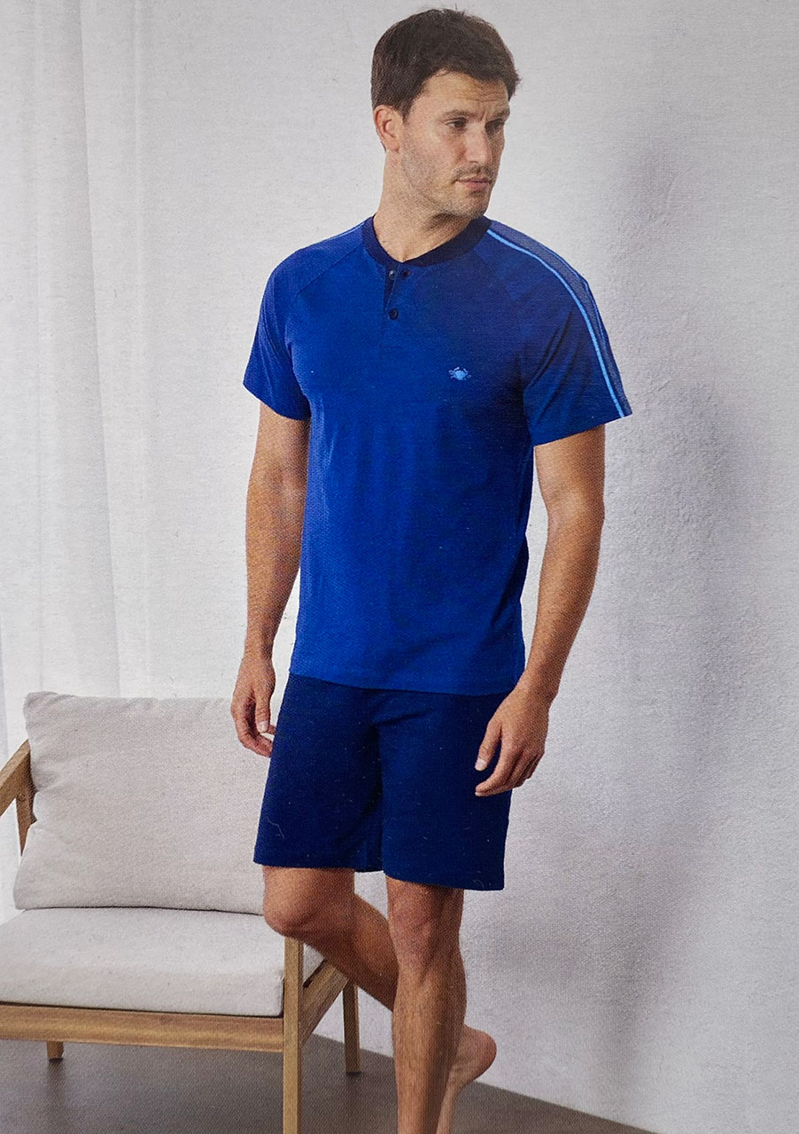 Pigiama uomo taglie forti corto Il Granchio GP1157C