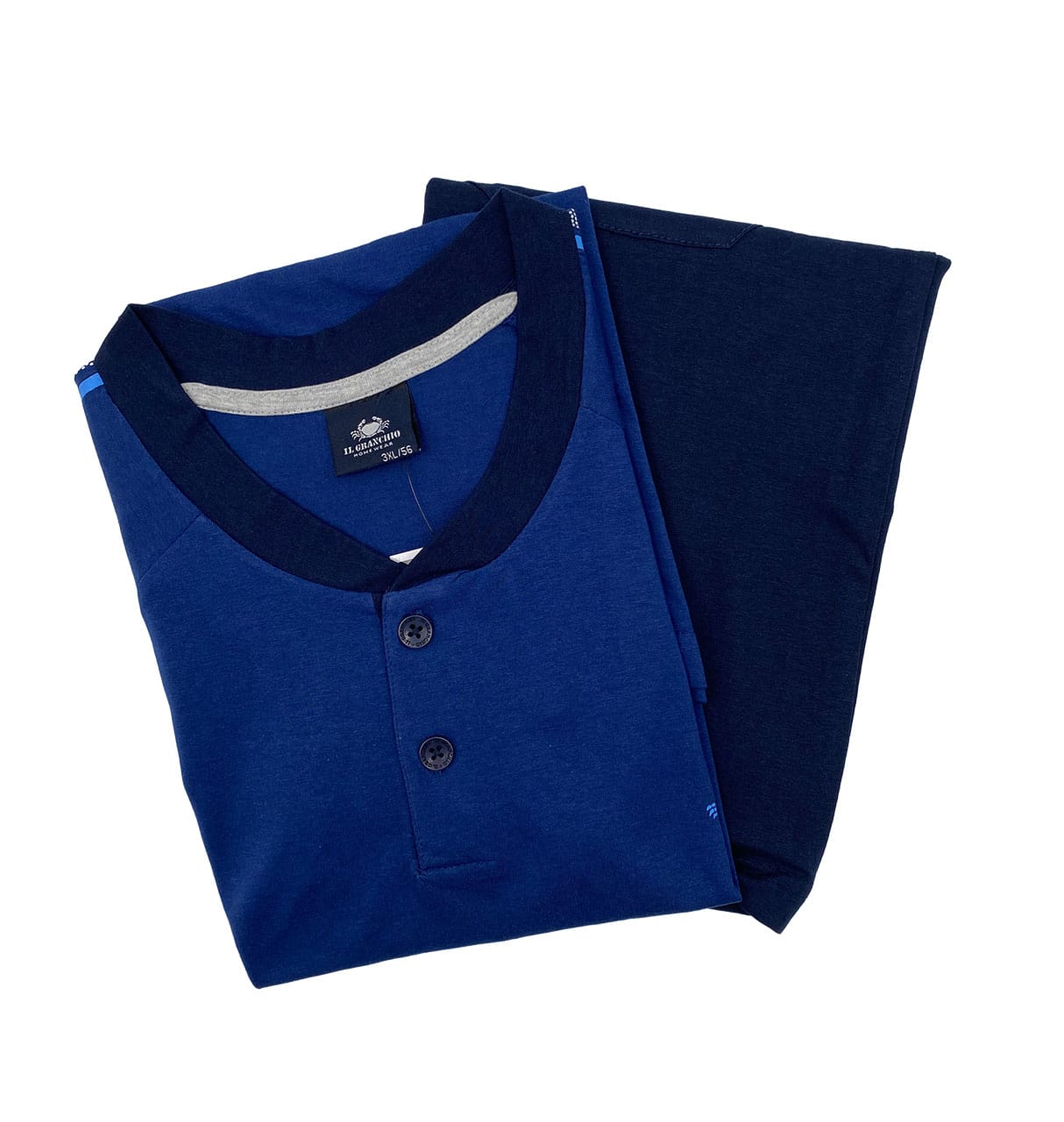 Pigiama uomo taglie forti corto Il Granchio GP1157C - immagine 3