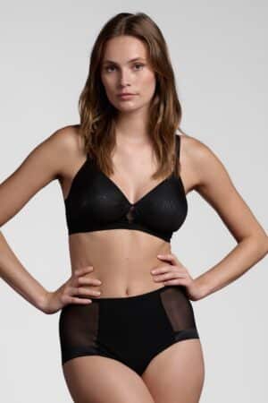 Slip donna vita alta Lepel Moon nero
