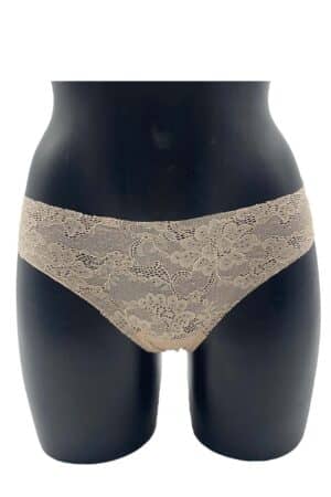 Slip senza cuciture in pizzo Jadea 8020 cipria