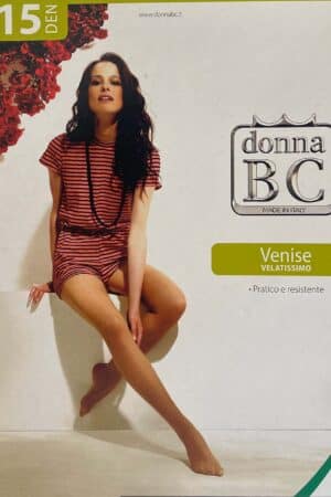 Collant bianco velatissimo Calze BC Venise 15