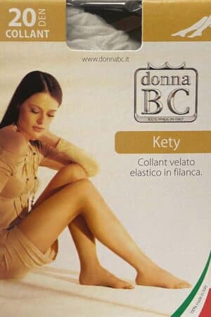 Collant bianco velato Calze BC Kety 20