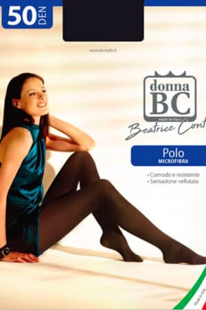 Collant microfibra bianco Calze BC Polo 50