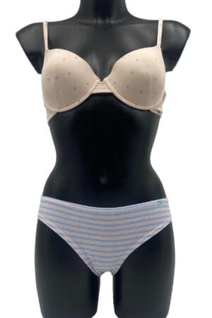 Completino intimo imbottito Infiore SF2133B rosa fronte