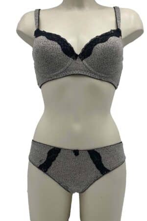Completo intimo a balconcino Infiore STE4312 grigio