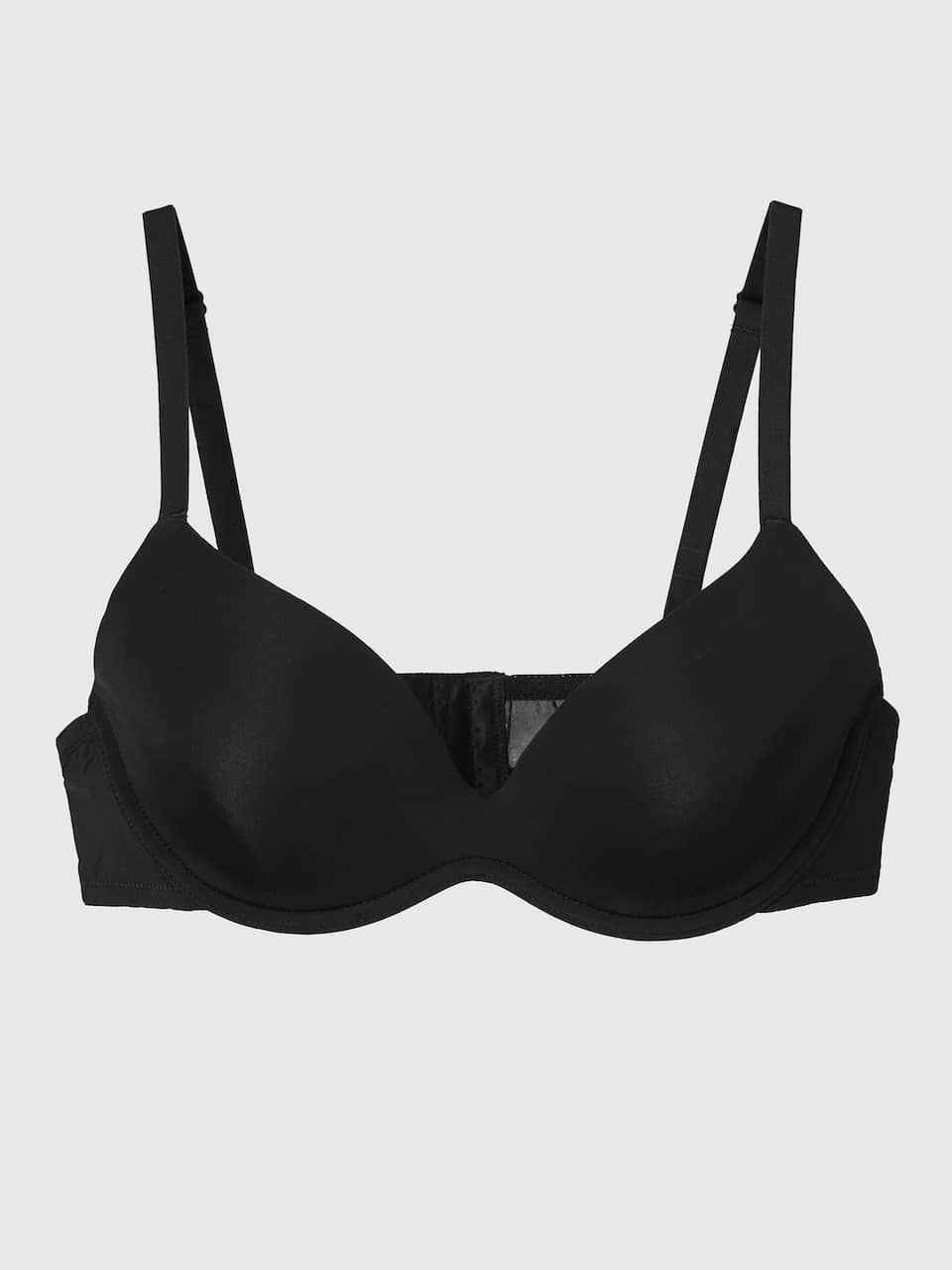 Reggiseno a balconcino push up Jadea Desiderio nero