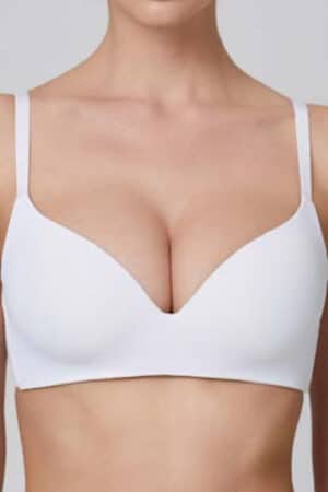 Reggiseno Jadea senza ferretto Abbraccio bianco