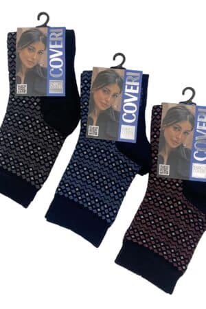 Calzini donna invernali micro-fantasia Elisa 317C