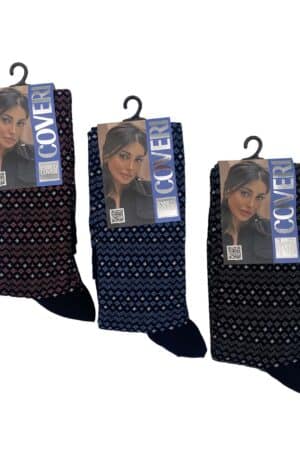 Calzini lunghi donna invernali micro fantasia Coveri Giorgia 317C