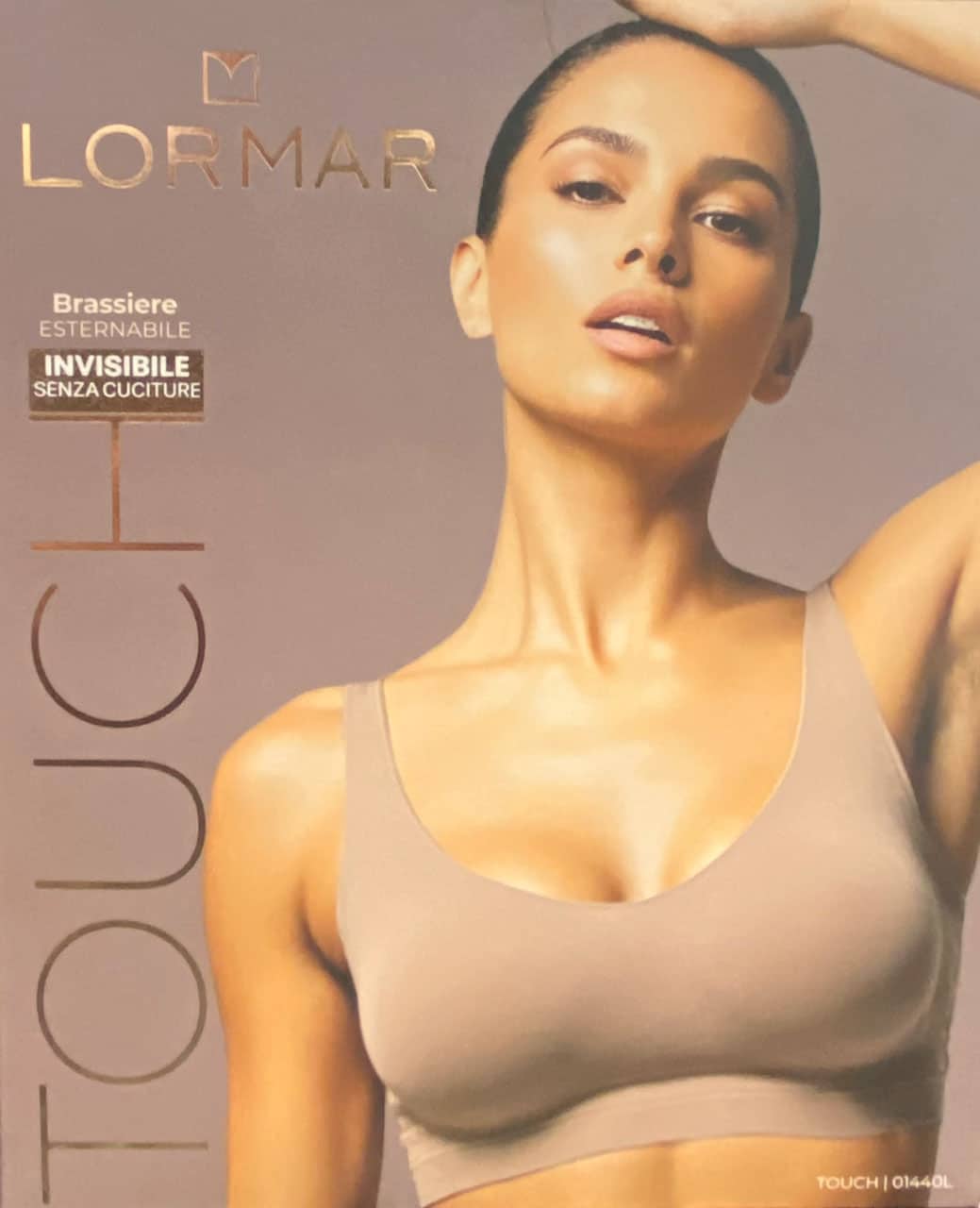 Reggiseno a top invisibile Lormar touch bra