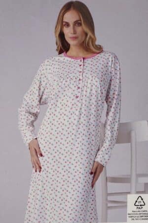 Camicia da notte donna invernale Karelpiù KF9009CL