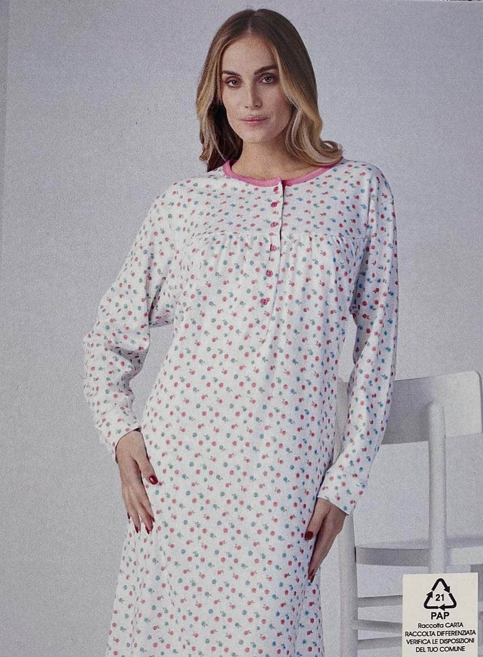 Camicia da notte taglie forti Karelpiù KF9085CLX