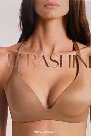 Reggiseno a triangolo senza ferretto Lormar Shine fronte 2
