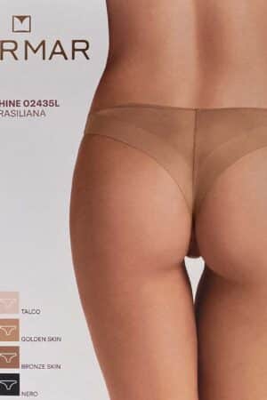 Slip brasiliana in microfibra Lormar Shine retro