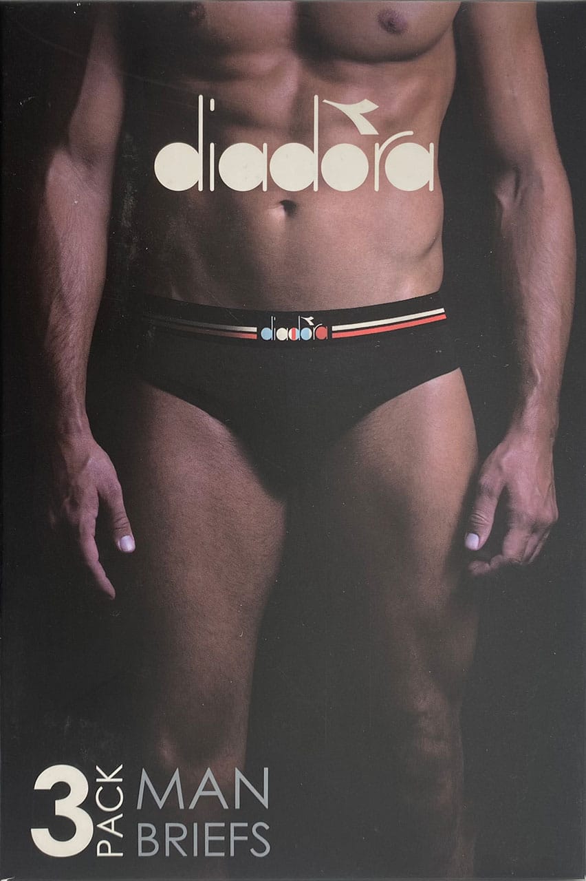 Slip uomo in cotone elasticizzato Diadora 3PZ dup 5071