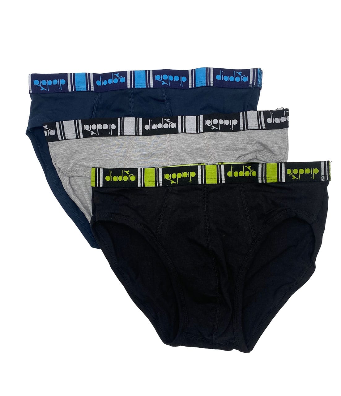 Slip uomo in cotone elasticizzato Diadora 3PZ DUP5075 tris